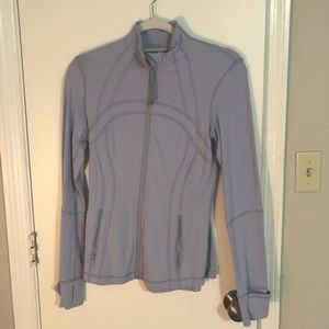 Lulu lemon light purple zip up